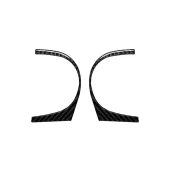 

Cover Cup Holder Frame For Nissan 350Z 2006-09 2Pcs Carbon Fiber Car Durable