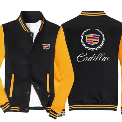 Зима Горячая Распродажа Новая куртка для Cadillac Логотип японского аниме бомбер мужская бейсбольная куртка модная Высококачественная забавная уличная одежда - Цвет: as picture