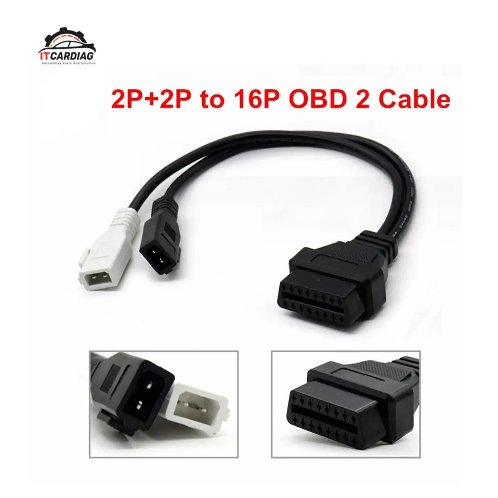 

Диагностический кабель OBD2, 2P + 2P на 16 контактов, для AUDI 2X2, OBD1, 2P + 2P на 16 контактов, гнездовой разъем для Skoda