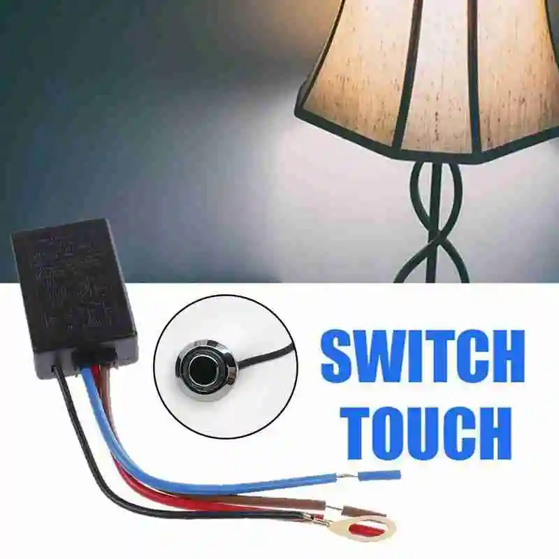 

1Pc Ac 220-240V Light Lamp Touch Sensor Switch Desk Light Parts Touch Control Sensor Dimmer for Bulbs Lamp Switch Led