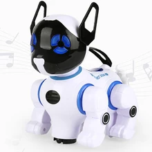 Robot électronique intelligent pour chiens, télécommande universelle, marche, chant, danse
