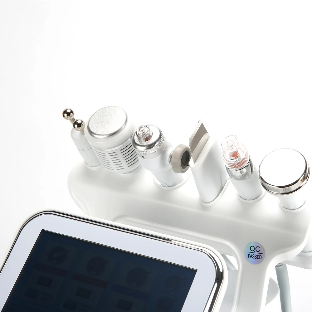 Updated 7In1 Small Bubble Oxygen Skin Cleaner Hydrogen Oxygen Jet Lifting Spray Skin Rejuvenation Anti Aging LED Face Mask