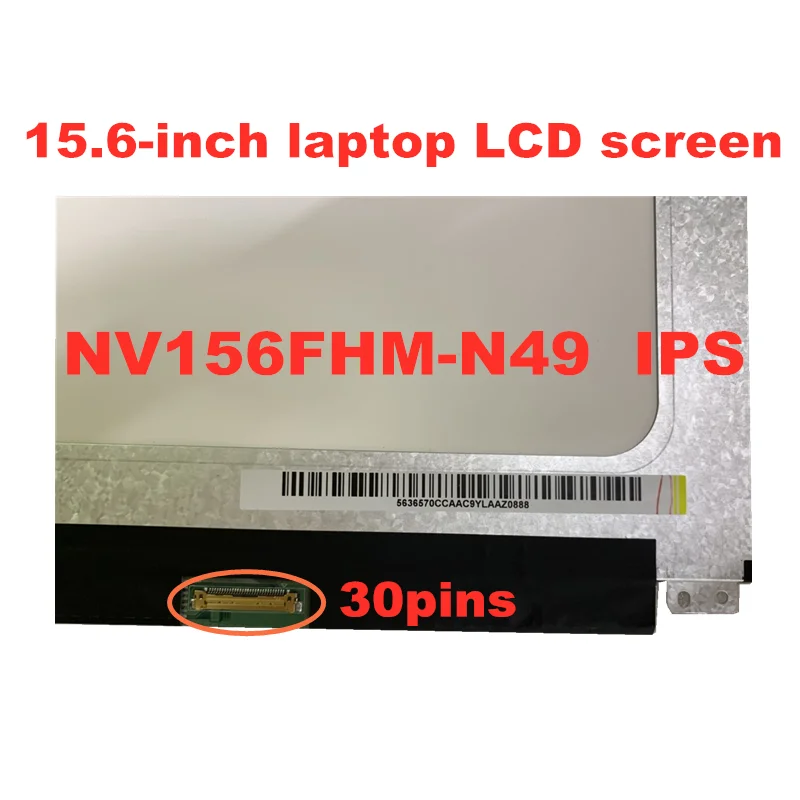 Tela Lcd Ips Original com 15.6 Polegadas Nv156fh N49 Vp2 com Pinos Fhd 1920x1080 Edp - Imagem 5
