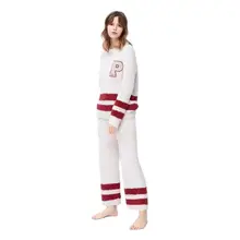 

Women's Pajamas Flannel Coral Fleece Furry Suit Winter Pajamas Long Sleeve Matching Pajamas Room Wear Ladies Gelato Pique