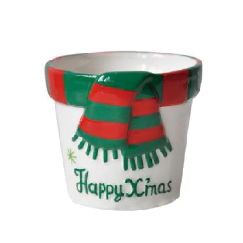 2 шт. веселая Рождественская десертная чашка Санта-Клаус Снеговик прекрасный мультфильм керамическая чашка Макс чашка 2 прекрасные чашки - Цвет: 2 only