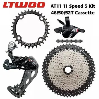 

LTWOO AT11 11 Speed Groupset Trigger Shifter+Rear Derailleur 11s +ZRACE Cassette 52T/Chainring +YBN S11 Chain,PCR BEYOND M8000