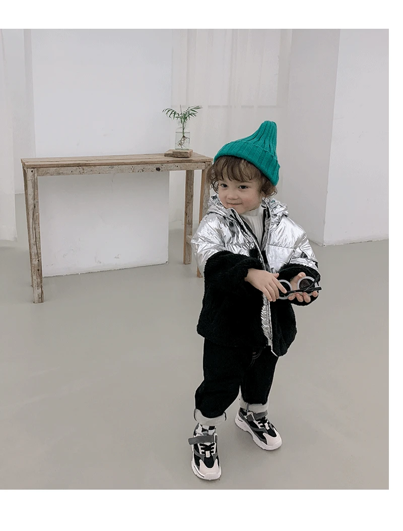 Ann Mom/детская одежда для младенцев зимняя стильная модная одежда для мальчиков с подкладкой из хлопка и флиса, se pin jie, Berber