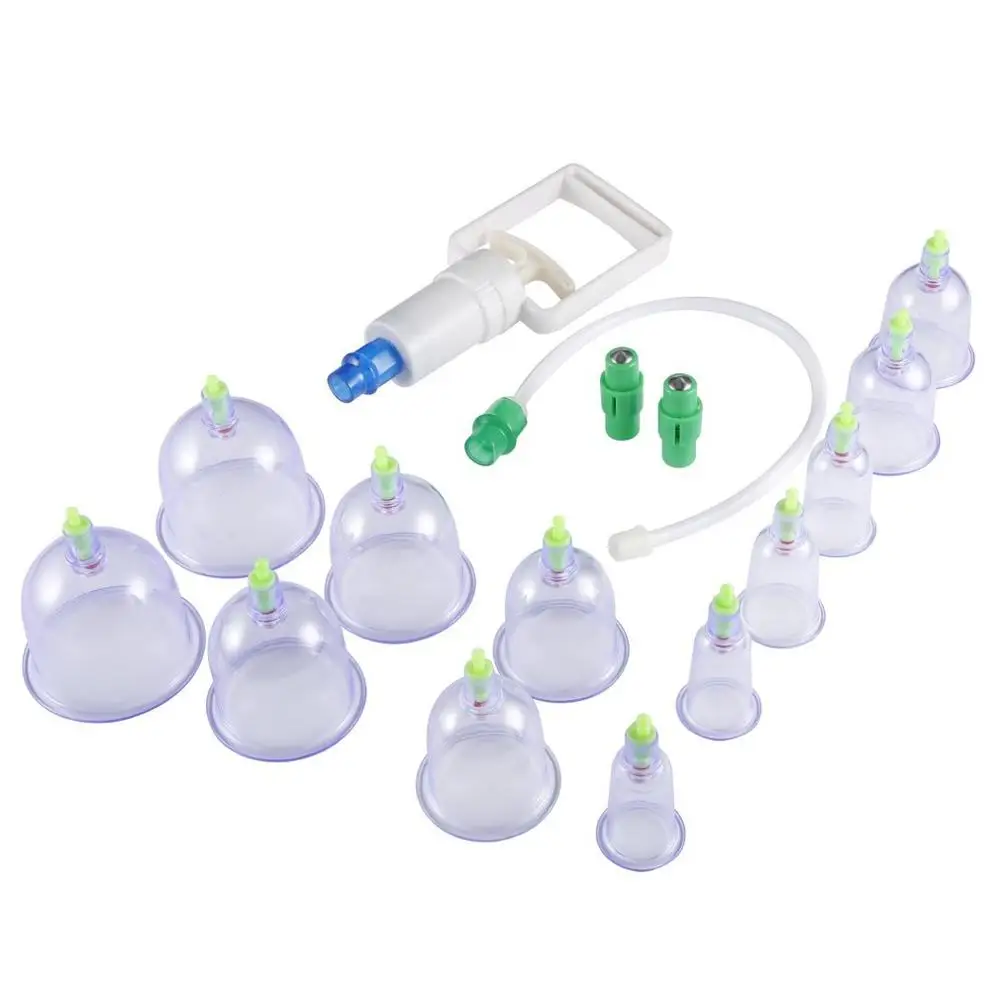type 1 12 шт./компл. китайский медицинской помощи медицинский вакуумных банок тела Банки для терапии чашки углеволокна релаксирующий массаж антицеллюлитный планшетные сумки - Цвет: type 1