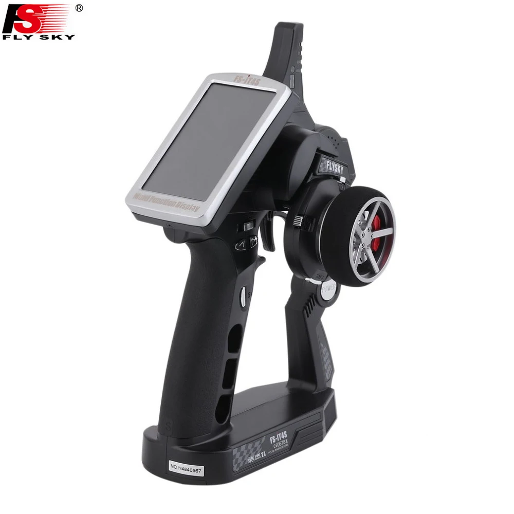 

Hot 1pcs NEW Flysky Flysky FS-IT4S AFHDS 2 2.4G 4CH RC Remote Controller Transmitter-Coming with Sensors
