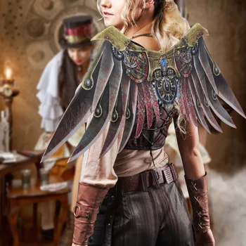 

Cospty Burn Man Carnival Party Adult Unique Decoration Steam Punk Wing Costume Steampunk Accessories Wholesale