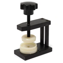 24-42 мм 12 штампов Мини сверлильный пресс тиски часы Кристалл Передняя Задняя крышка чехол винтовой пресс er Close часовщики ремонтный набор Инструменты