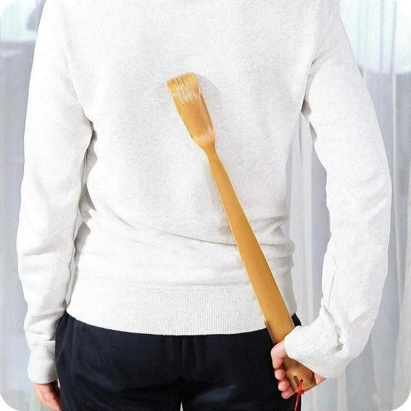 Bamboo Back Scratcher Old People Scratching Massager Body Massage Anti Itch Scraper Stick Health Care Product Tickling Artifact 4