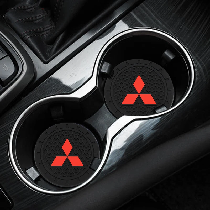 

Car Anti-slip Cup Mat Automobile Non-slip Pad for Mitsubishis ASX Lancer Pajero Outlander L200 EVO Lancer EX Pajero Car Interior