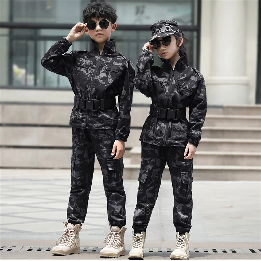 Специальная детская куртка в стиле милитари для мальчиков, костюм для костюмированной вечеринки на Хеллоуин для детей, карнавальные вечерние костюмы для девочек