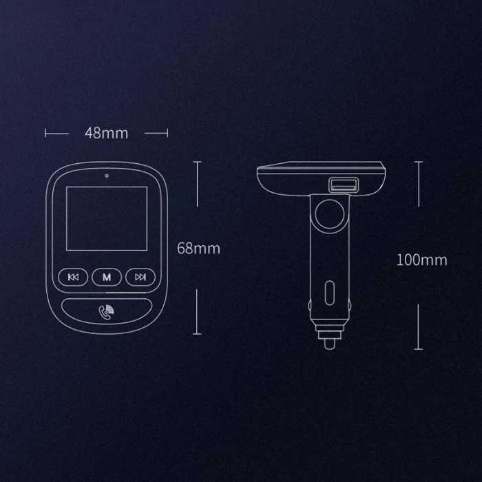 Автомобильный плеер Bluetooth fm-передатчик Радио MP3 USB беспроводной комплект громкой связи NC99