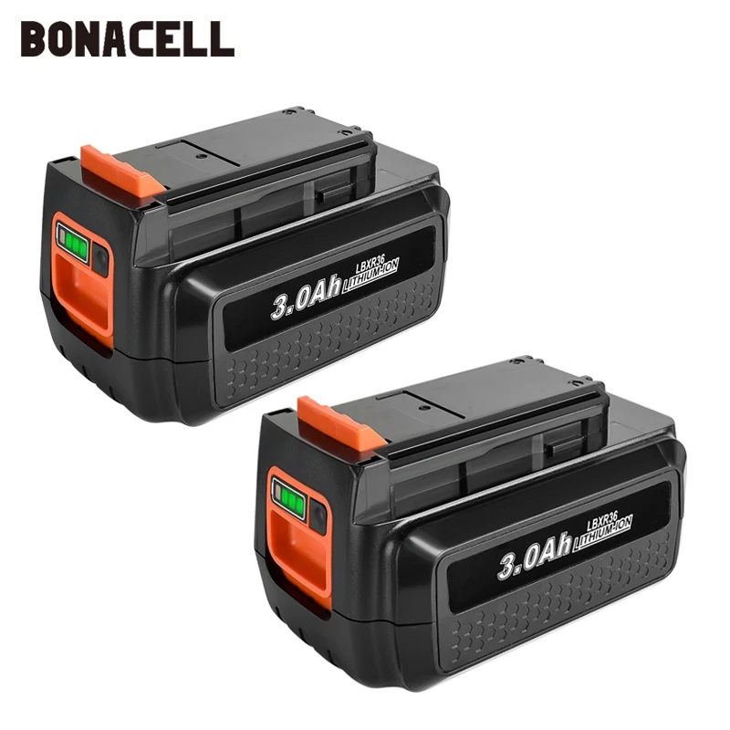 For Black & Decker 36v/40V 3000mAh Li-ion Rechargeable Power Tool