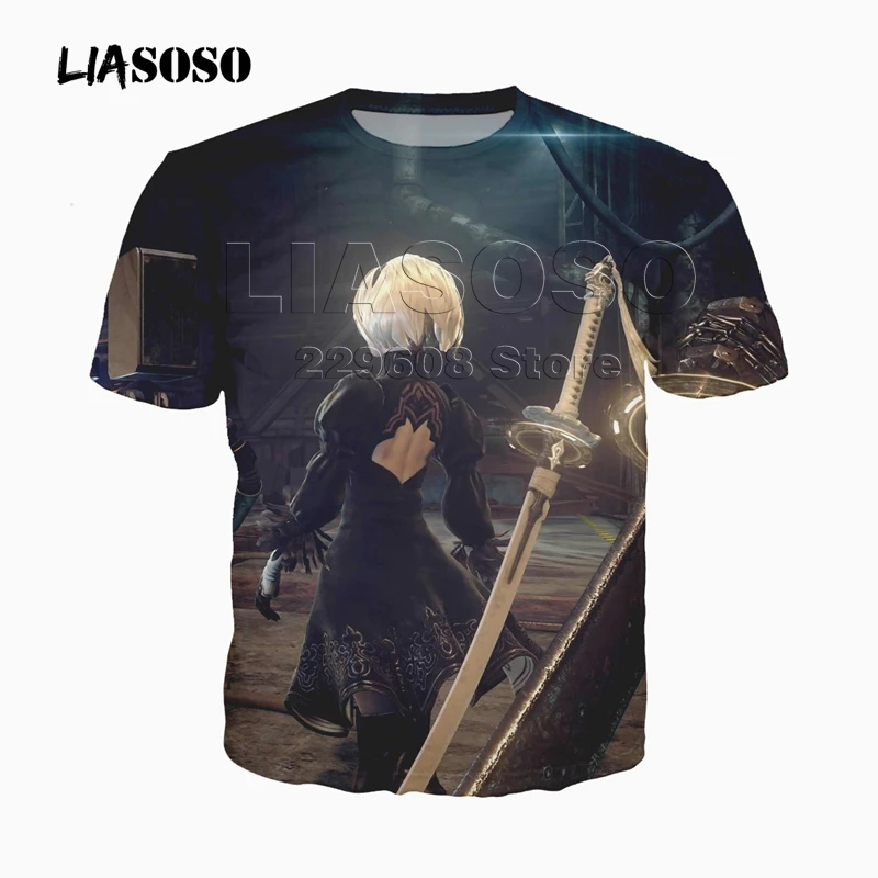 LIASOSO Новинка лета 2019 брендовая мужская и женская футболка с 3D принтом для