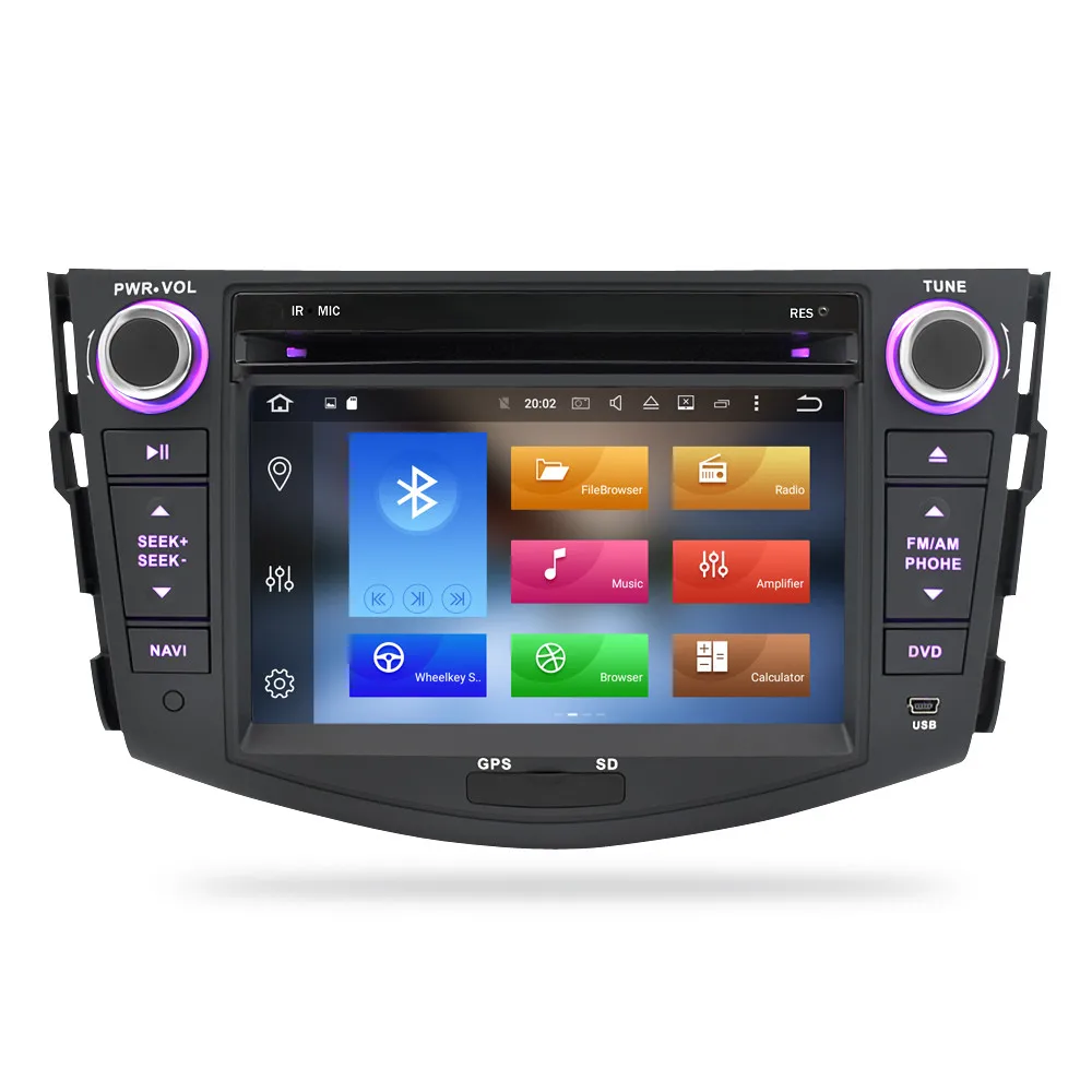 Cheap Android 9.0 Car Radio DVD Player Navigation For Toyota RAV4 RAV 4 2007-2011 Auto Audio WIFI GPS Bluetooth Multimedia Stereo 14