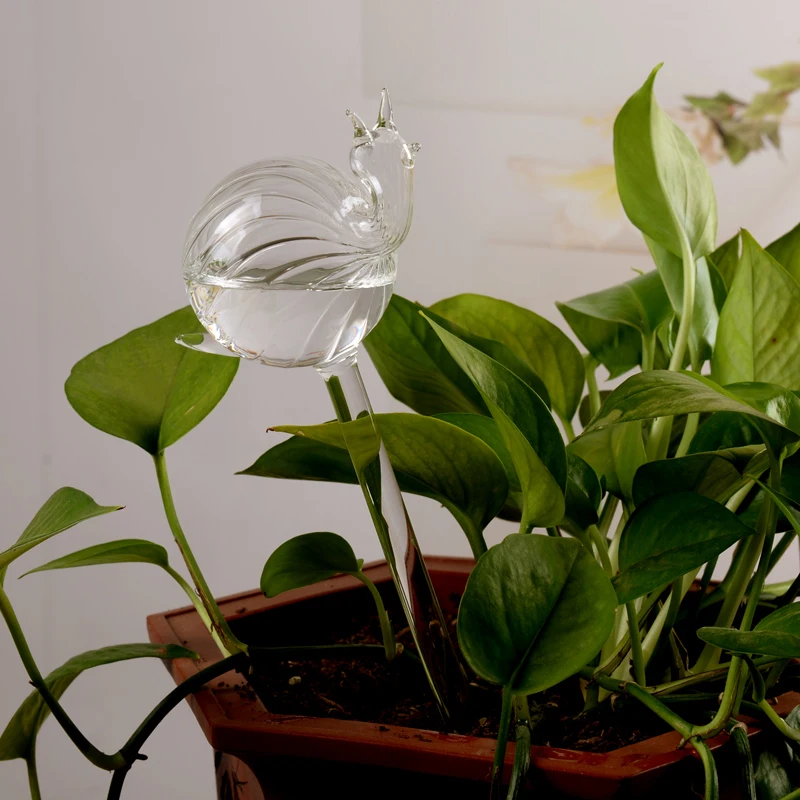 Portable Automatic Watering Planter Vase Terrarium Container Home Wedding Garden