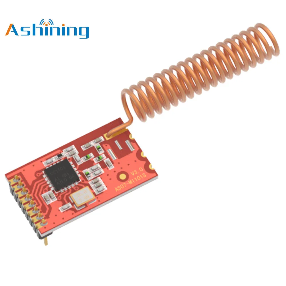 CC1101 Wireless Module AS07-M1101S SMA Antenna Wireless Transceiver Module fee shipping jdy 08 ble bluetooth 4 0 uart transceiver module cc2541 central switching wireless module