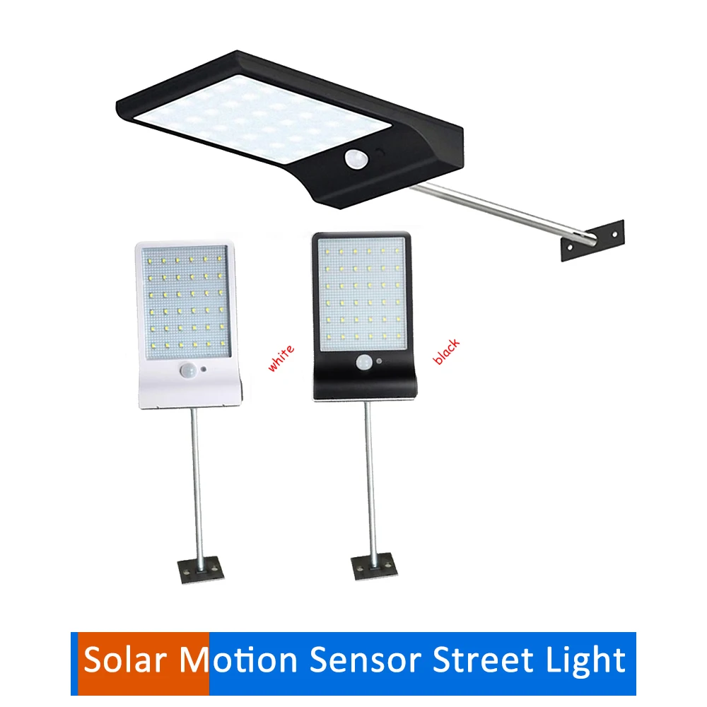 

Aluminum pole 48/36 LED Solar light solar lamp 3 Models Dimmable Outdoor Garden lights spotlight floodlight security lamps yard