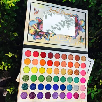

2019 Makeup Artful Beauty Eyeshadow Palette 54 Color Summer Collection Matte Shimmer Glitter Pigment Eye Shadow Pallete Cosmetic