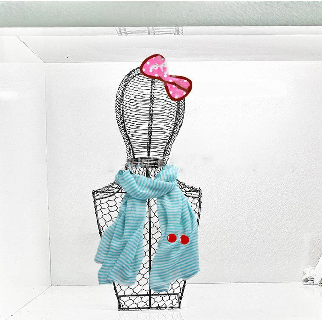 Metal Display Stand Mannequin Head And Half of Body Part For Displaying Sports Cap/Travel Hats/Beach Hat/Scarfs