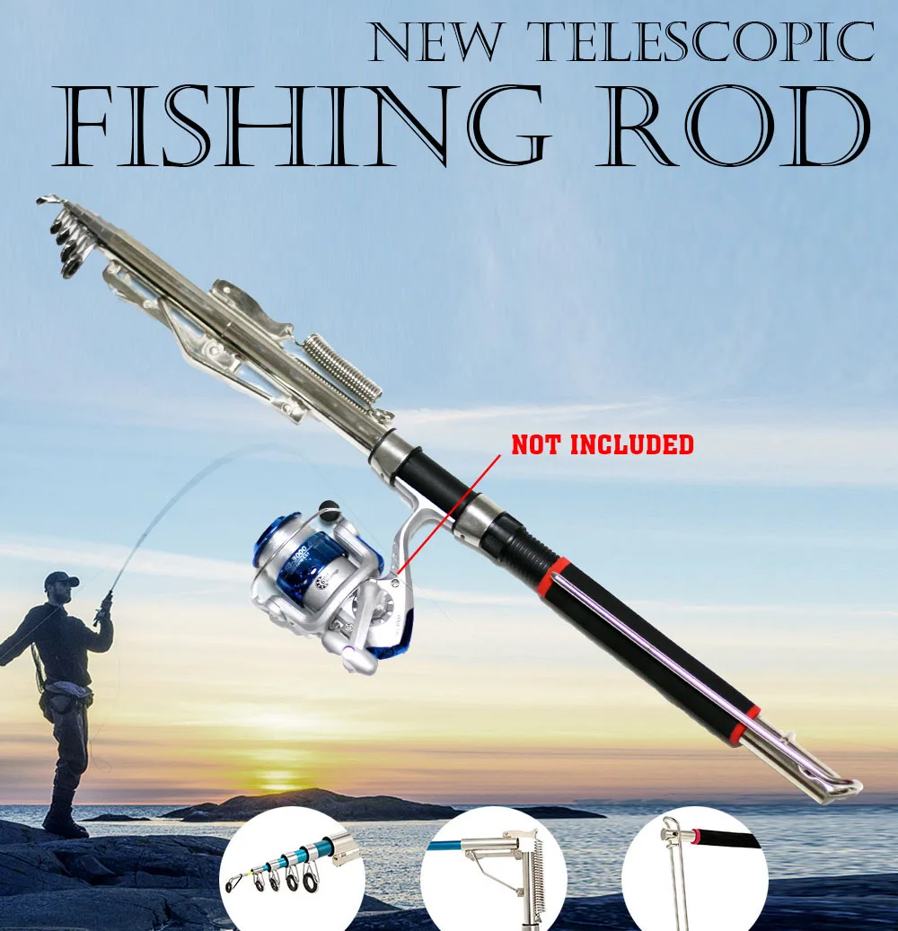 High Quality Automatic Fishing Rod Spinning Telescopic