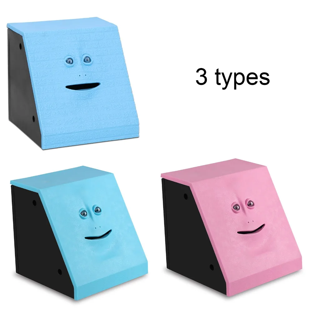  New Face Money Box Piggy Bank Creative Coin Box Child Piggy Bank Christmas Gift Home Decoration DD6