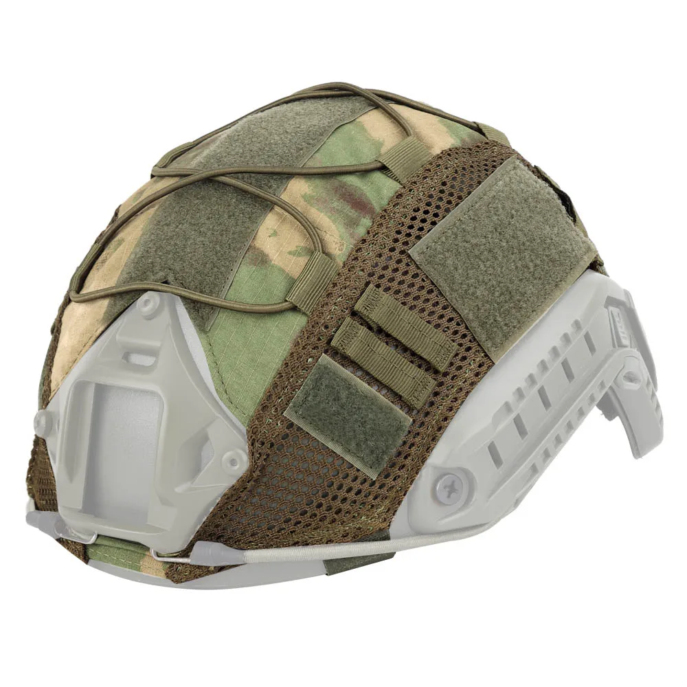 Тактический шлем Мультикам чехол для быстрого страйкбола шлемы Пейнтбол Wargame gear Баллистические шлемы Крышка 11 цветов - Цвет: FG