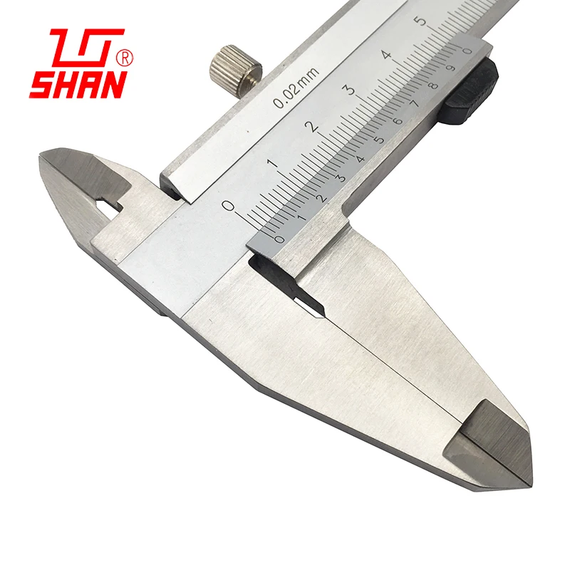 High Precision Vernier Caliper 0.02mm 0200mm Stainless Steel Vernier
