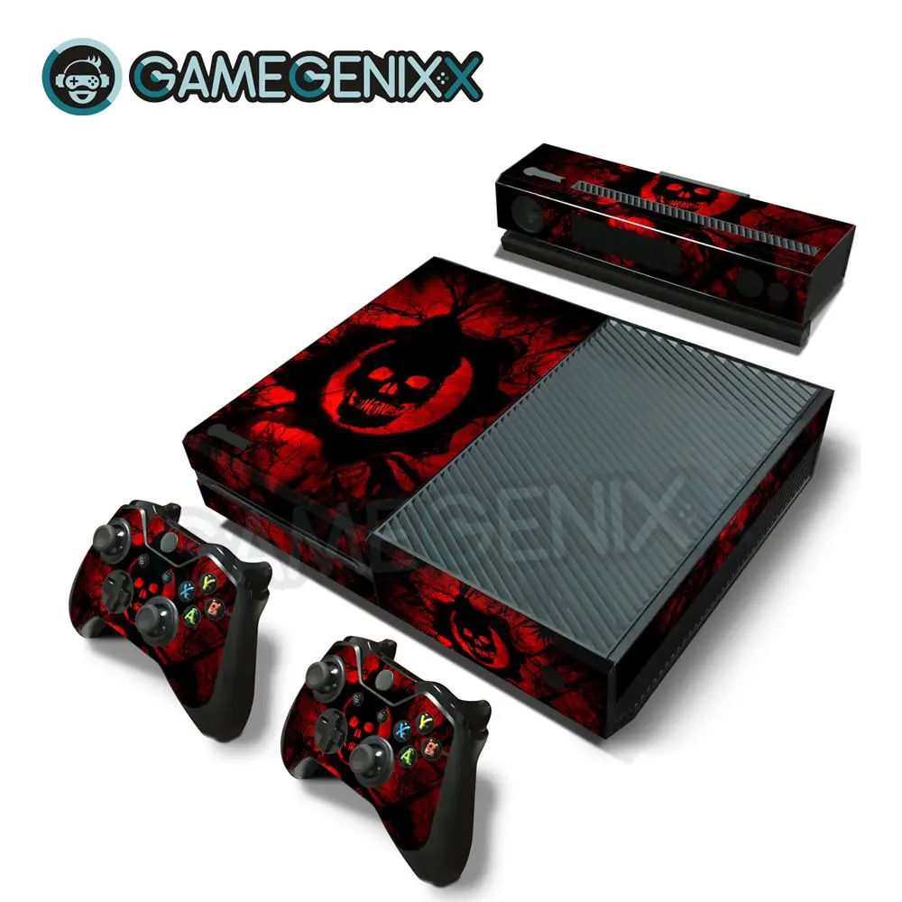 GAMEGENIXX виток винилопласта с наклейкой для консоли Xbox one и 2 контроллера-шестерни 4