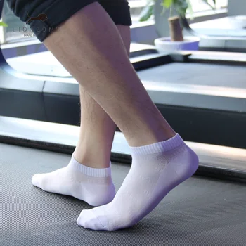 

Sporty Ankle Men Socks Muti Pure Colors Newly Spring Antibacterial Breathable Hot Gentleman Invisible Bamboo Boat Socks