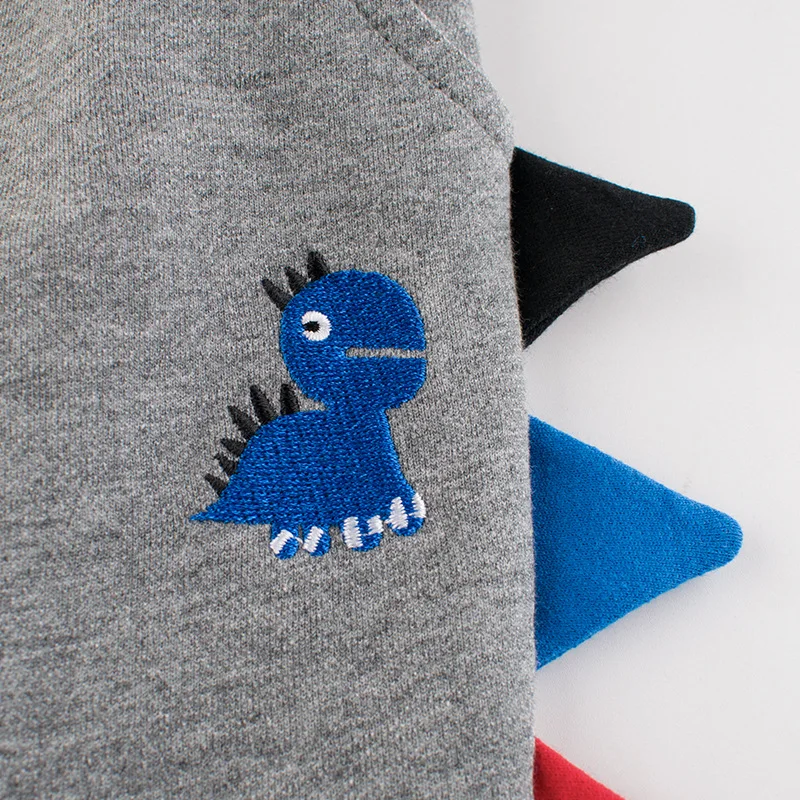 Kids Boys Girls Trousers Dinosaur Cartoon Cotton Spring Autumn Sport Long Pants Sweatpants 1-9 Years