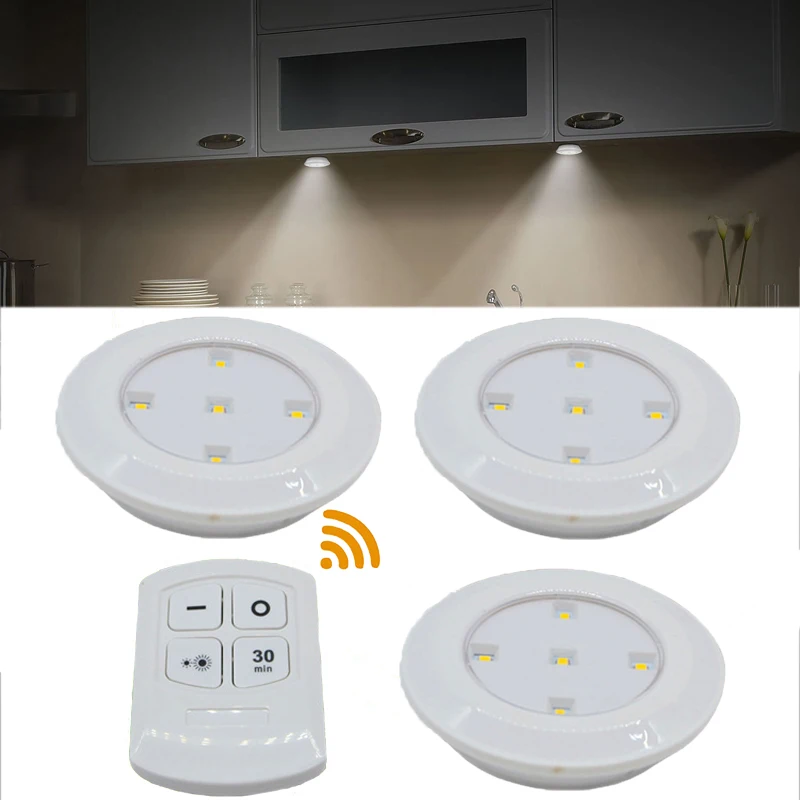 1Remote3Lamp WW PIR датчик движения светодиодная подсветка под шкаф 6/10 светодиодный s Автоматическое включение/выключение светодиодный Nilght светильник для шкафа шкаф Armario кухня спальня - Цвет: 1Remote3Lamp WW