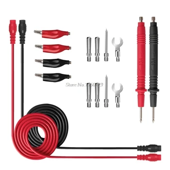 

16pcs in 1 set Universal Digital Multimeter Probe 90cm Needle Tip Probe Test Leads Pin Wire Pen Cable Test Line Assortment Kit