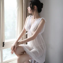 Черный фиолетовый костюмы все виды чашек сексуальные женские пижамы набор женские прозрачные кружева Глубокий V Сетка узор пижамы