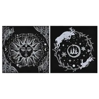 

Tarot Tablecloth High-grade Thick Tarot Divination Cards TableCloth For Magicians Daily Board Games 49*49 CM