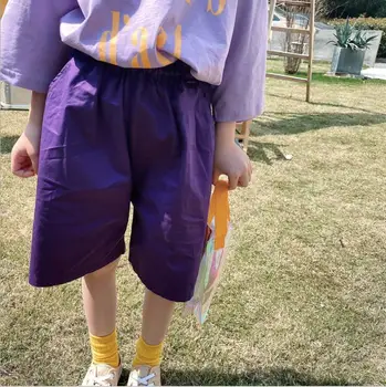 

2020 new girls boys shorts summer cotton fashion kids shorts 2-8t HO617