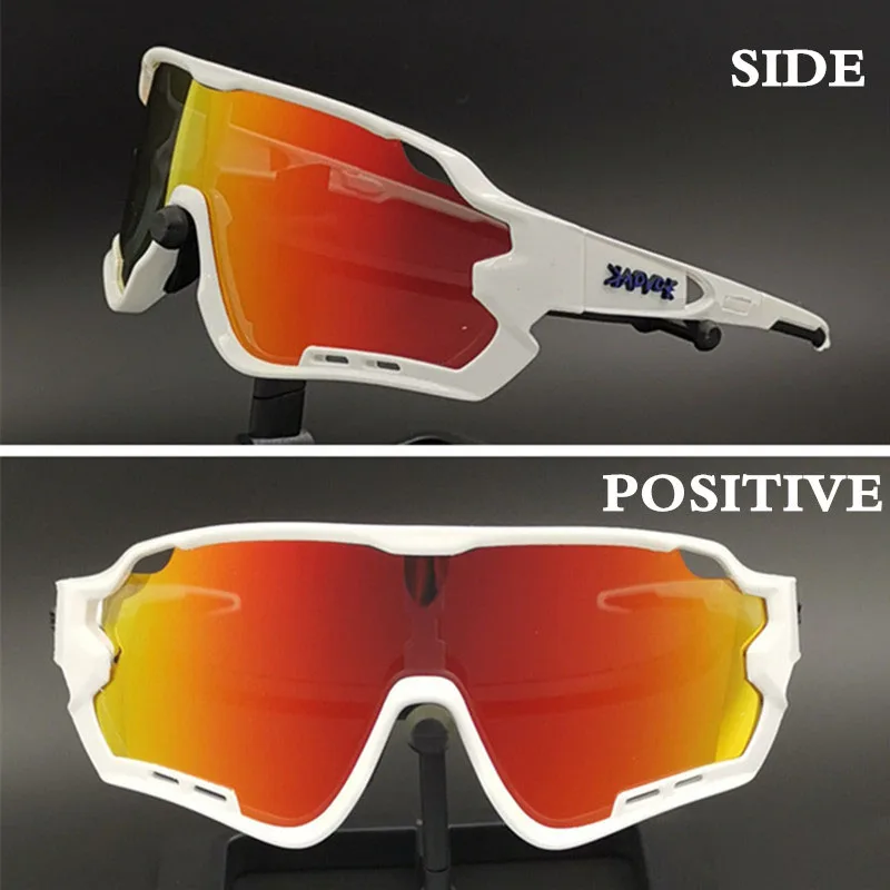 3 линзы, очки для горного велосипеда, поляризованные очки для велоспорта, очки для велоспорта,, спортивные велосипедные солнцезащитные очки Nrc P-Ride для мужчин - Цвет: KEBR-05