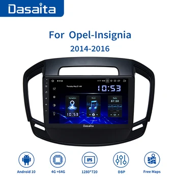 

Dasaita 10.2" GPS Touch Screen Car Multimedia Player Superior Sound Android 10.0 for Opel Insignia 2015 2016 MP3 Bluetooth MAX10