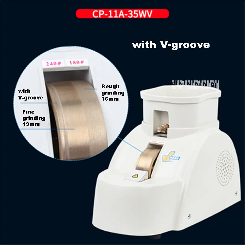 CP-11A-35WV 220V CP11A35WV CP-11A-35W ручной Edger ручные линзы полировки окантовки машина станок для шлифования линз фаски машина оборудование для обработки стекла - Цвет: CP-11A-35WV 220V