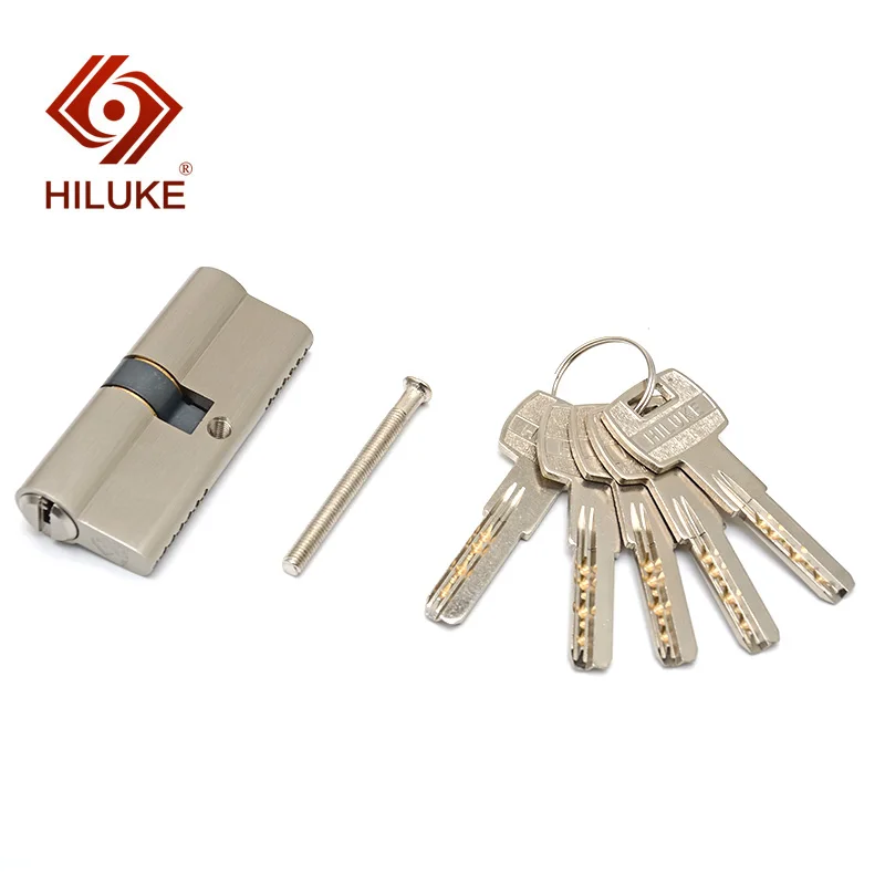 HILUKE 70 European standard lock cylinder security door copper alloy