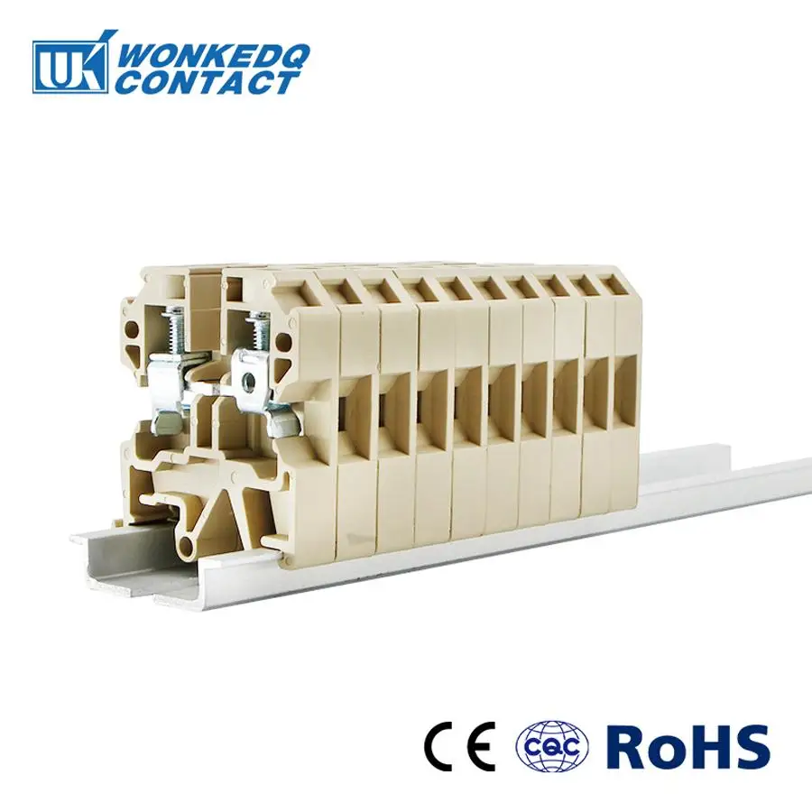 10 шт. SAK-6EN вместо Weidmuller винт соединителя соединения din-рейку клеммные блоки SAK6EN