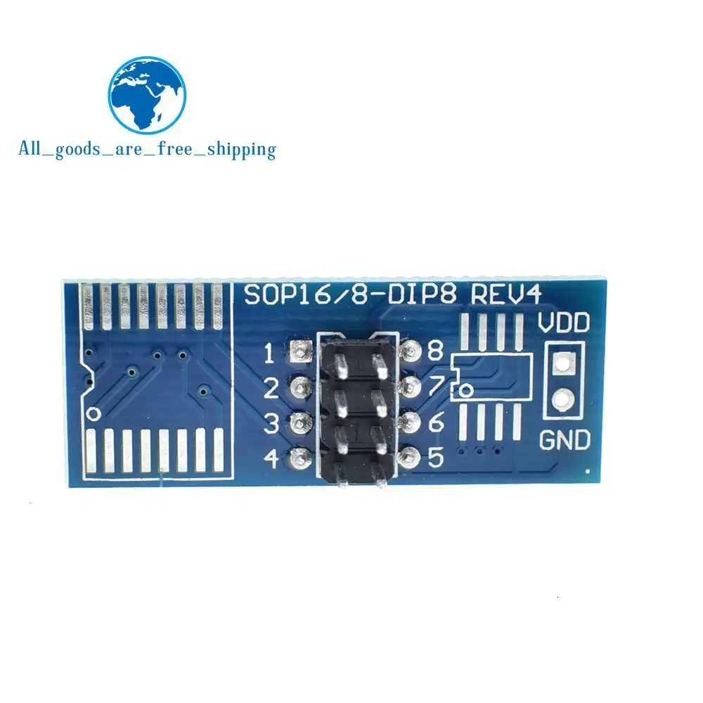 TZT SOIC8 SOP8 флэш-чип зажим для проверки ИС разъем Adpter биос/24/25/93 программатор для arduino