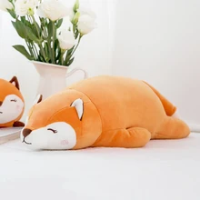 

Creative Lying Fox Plush Toy Soft and Comfortable Silver Fox Plush Children Plush Doll Pillow Plush Stuffed Toy Birthday Gift