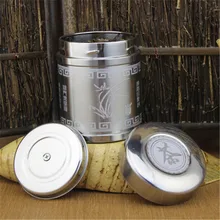 202 нержавеющая сталь коробка для чая баки-контейнеры для хранения оптом с двойным уплотнением банка для чая канистра баррель