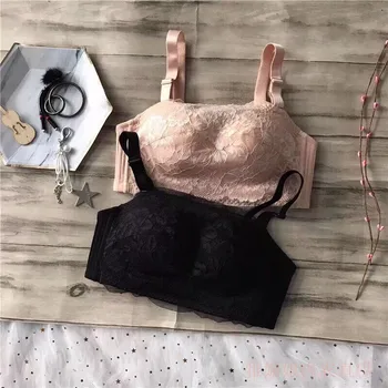 

High-End Quality Anti-Exposure Tube Top Bra Set Smoothie Non-Steel Ring Underwear Comfortable Seemless Push up Adjustable