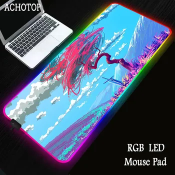 

Abstract Art Led Mouse Pad Mouse Mat XXL RGB Computer Large Gaming Mousepad Natural Rubber Backlight Pad Mouse PC Desk Pads