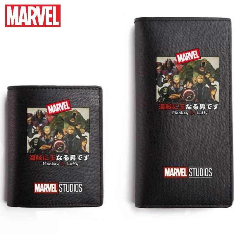 

Original Disney Marvel Personality Creative Trend Teenage Middle School Student Wallet Boy Short High School Student